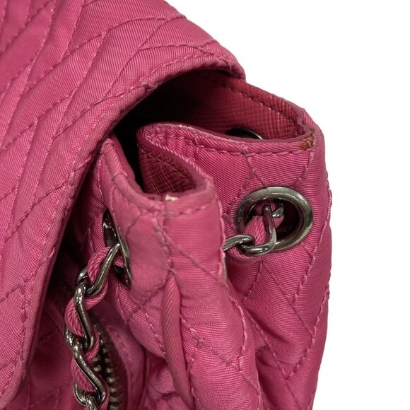 PRADA - Pink Nylon Shoulder Bag 553-060325 - Picture 8 of 14